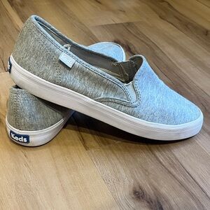 Keds Light Gray Heather Slip-On Sneakers